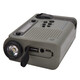 bea-tec Outdoor FM/AM Radio Solar mit LED 2000mAh graugrün