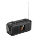 bea-tec Outdoor FM/AM/BT Radio Solar mit LED 2000mAh schwarz