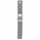 Mika Uhrenarmband Uni 22mm Edelstahl Glieder silber