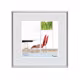 Bilderrahmen Galeria 50x50cm Kunststoff silber