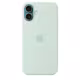 Apple iPhone 16 Pro Silikon Case mit MagSafe aquamarin